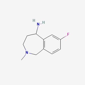 7-Fluoro-2-methyl-2,3,4,5-tetrahydro-1H-benzo[c]azepin-5-amine