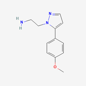 2-(5-(4-Methoxyphenyl)-1H-pyrazol-1-yl)ethanamine