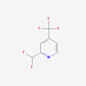 2-(Difluoromethyl)-4-(trifluoromethyl)pyridine