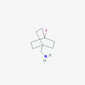 {4-Fluorobicyclo[2.2.2]octan-1-yl}methanamine