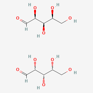 molecular formula C10H20O10 B13015344 rel-(2R,3S,4R)-2,3,4,5-Tetrahydroxypentanal 