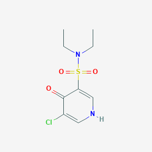 5-Chloro-N,N-diethyl-4-oxo-1,4-dihydropyridine-3-sulfonamide