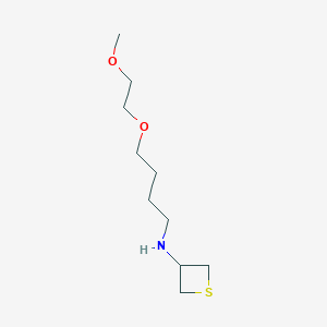 N-(4-(2-Methoxyethoxy)butyl)thietan-3-amine