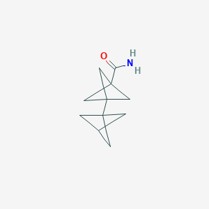 3-{Bicyclo[1.1.1]pentan-1-yl}bicyclo[1.1.1]pentane-1-carboxamide