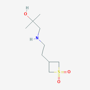 3-(2-((2-Hydroxy-2-methylpropyl)amino)ethyl)thietane 1,1-dioxide