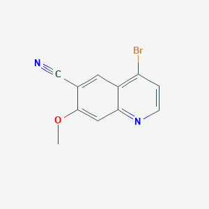 4-Bromo-7-methoxyquinoline-6-carbonitrile