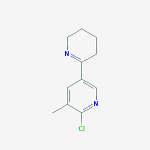 6'-Chloro-5'-methyl-3,4,5,6-tetrahydro-2,3'-bipyridine