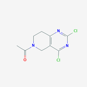 1-(2,4-Dichloro-7,8-dihydropyrido[4,3-d]pyrimidin-6(5H)-yl)ethan-1-one