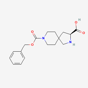 (S)-8-((Benzyloxy)carbonyl)-2,8-diazaspiro[4.5]decane-3-carboxylicacid