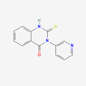 molecular formula C13H9N3OS B1301549 2-巯基-3-吡啶-3-基喹唑啉-4(3H)-酮 CAS No. 119426-82-3
