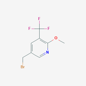 5-(Bromomethyl)-2-methoxy-3-(trifluoromethyl)pyridine