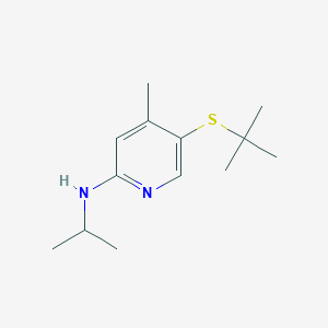 5-(tert-Butylthio)-N-isopropyl-4-methylpyridin-2-amine