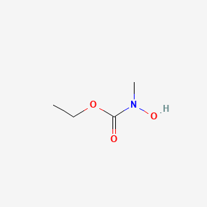 molecular formula C4H9NO3 B13015510 ethyl N-hydroxy-N-methylcarbamate CAS No. 3016-84-0