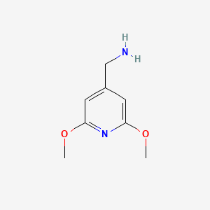 molecular formula C8H12N2O2 B13015526 (2,6-Dimethoxypyridin-4-yl)methanamine 