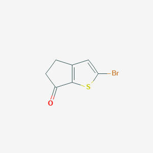 2-Bromo-4H-cyclopenta[b]thiophen-6(5H)-one