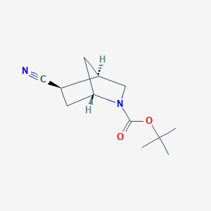 tert-butyl (1S,4R,5R)-5-cyano-2-azabicyclo[2.2.1]heptane-2-carboxylate