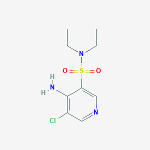 4-Amino-5-chloro-N,N-diethylpyridine-3-sulfonamide