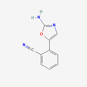 2-(2-Aminooxazol-5-yl)benzonitrile