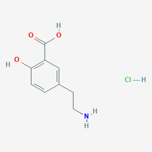 5-(2-Aminoethyl)-2-hydroxybenzoic acid hydrochloride