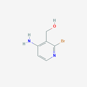 molecular formula C6H7BrN2O B13015604 (4-Amino-2-bromopyridin-3-yl)methanol 