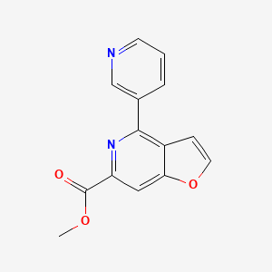 Methyl 4-(pyridin-3-yl)furo[3,2-c]pyridine-6-carboxylate