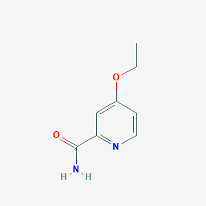 molecular formula C8H10N2O2 B13015632 4-ethoxy-2-Pyridinecarboxamide 