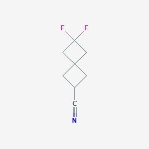 6,6-Difluorospiro[3.3]heptane-2-carbonitrile