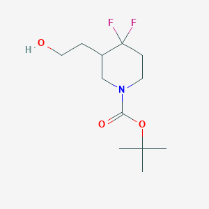 tert-Butyl 4,4-difluoro-3-(2-hydroxyethyl)piperidine-1-carboxylate