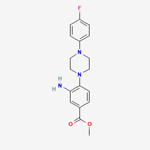 Methyl 3-amino-4-(4-(4-fluorophenyl)piperazin-1-yl)benzoate