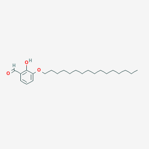 molecular formula C23H38O3 B13015690 3-(Hexadecyloxy)-2-hydroxybenzaldehyde CAS No. 52049-39-5