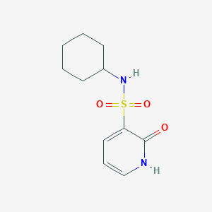 N-Cyclohexyl-2-oxo-1,2-dihydropyridine-3-sulfonamide