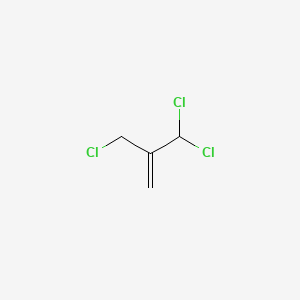 molecular formula C4H5Cl3 B13015699 2-Chloromethyl-3,3-dichloropropene CAS No. 60845-51-4