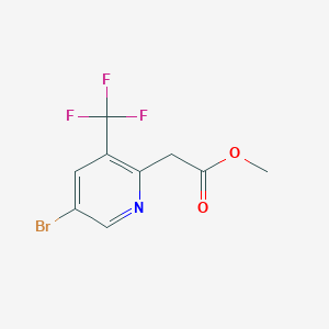 Methyl 2-(5-bromo-3-(trifluoromethyl)pyridin-2-yl)acetate