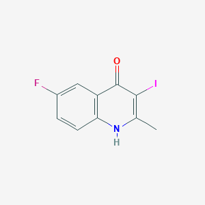 6-Fluoro-3-iodo-2-methylquinolin-4(1H)-one