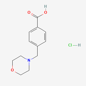 B1301573 4-(morpholin-4-ylmethyl)benzoic Acid Hydrochloride CAS No. 65101-82-8