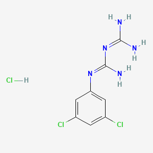 molecular formula C8H10Cl3N5 B1301578 1-(3,5-Dichlorophenyl)biguanide hydrochloride CAS No. 175205-04-6
