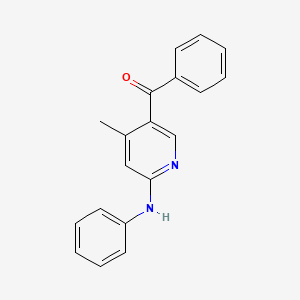 (4-Methyl-6-(phenylamino)pyridin-3-yl)(phenyl)methanone