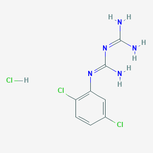 molecular formula C8H10Cl3N5 B1301580 1-(2,5-二氯苯基)双胍盐酸盐 CAS No. 4767-32-2