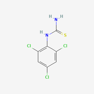 molecular formula C7H5Cl3N2S B1301587 1-(2,4,6-三氯苯基)-2-硫脲 CAS No. 31118-87-3