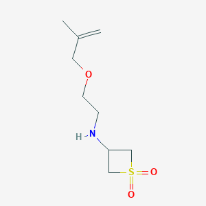 3-((2-((2-Methylallyl)oxy)ethyl)amino)thietane1,1-dioxide