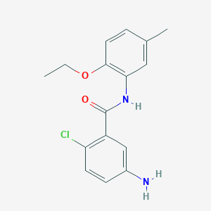 5-Amino-2-chloro-N-(2-ethoxy-5-methylphenyl)benzamide