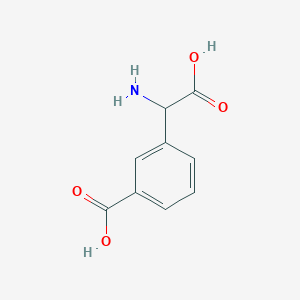 molecular formula C9H9NO4 B13015989 2-Amino-2-(3-carboxyphenyl)acetic acid CAS No. 2196-57-8