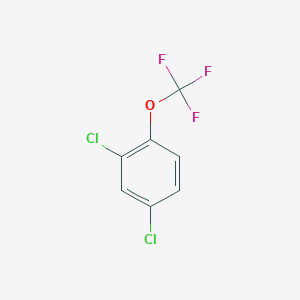 molecular formula C7H3Cl2F3O B1301602 2,4-Dichloro-1-(trifluoromethoxy)benzene CAS No. 451-85-4