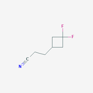 3-(3,3-Difluorocyclobutyl)propanenitrile