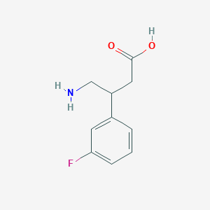 4-Amino-3-(3-fluorophenyl)butanoic acid