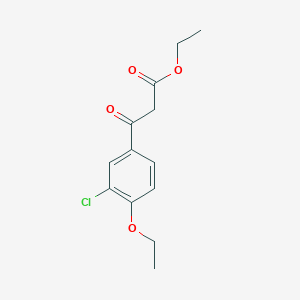 Ethyl 3-(3-chloro-4-ethoxyphenyl)-3-oxopropanoate