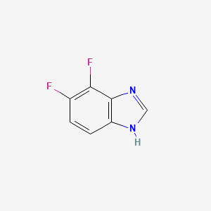 molecular formula C7H4F2N2 B1301611 4,5-Difluorobenzimidazole CAS No. 236736-21-3