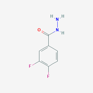 molecular formula C7H6F2N2O B1301612 3,4-Difluorobenzohydrazide CAS No. 229957-07-7