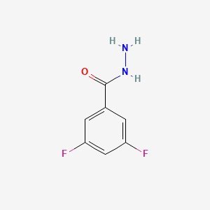 molecular formula C7H6F2N2O B1301613 3,5-二氟苯甲酰肼 CAS No. 244022-63-7