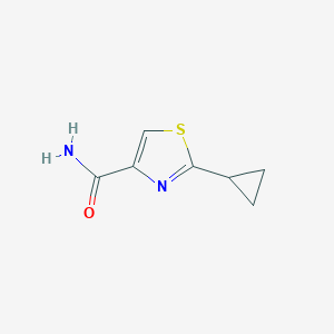 2-Cyclopropylthiazole-4-carboxamide